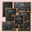 The Chalk & Timber Collection – Rustic Pub & Café Chalkboard Sign Set logo