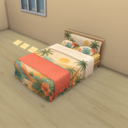 Sun-Kissed Paradise Double Bed Base Game project image
