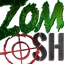 Zombie shooting logo