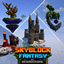 Skyblock fantasy logo