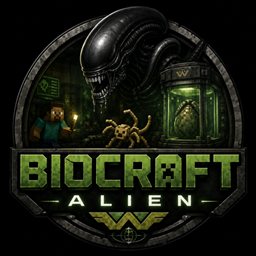 BioCraft: Alien logo