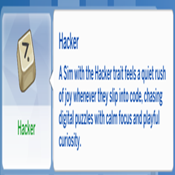 kiarasims Hacker Trait / translation spanish by Monisims project image