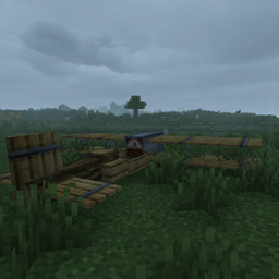Animated Menu — Minecraft Abandoned Airplane Rain project image