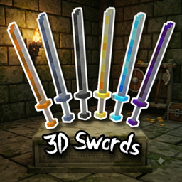 The 3D Swords [Achievements Friendly] logo
