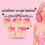 aesthetic script tattoos by strawberrysimsgirl logo