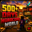 A legendary 500+ days hardcore world logo