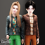 Child - Smart casual jacket with patterned shirt layering logo