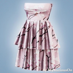 Blossom tiered mini dress project image