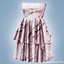 Blossom tiered mini dress logo