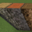 realistic logs logo