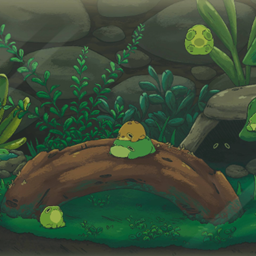 Animated Menu: Cute Frogs Terrarium project image