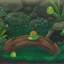 Animated Menu: Cute Frogs Terrarium logo