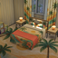 Sun-Kissed Paradise Double Bed Base Game logo