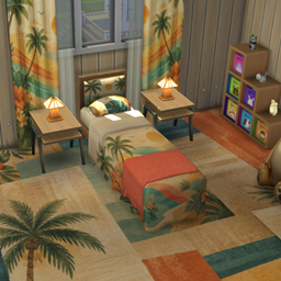 Sun-Kissed Paradise Single Bed Base Game logo