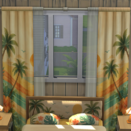 Sun-Kissed Paradise Curtains Base Game project image