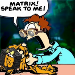 Matrix, Speak to me! logo