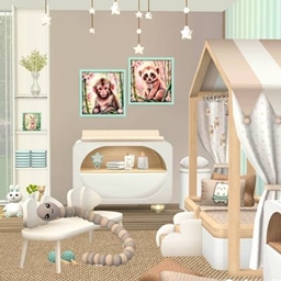 Baby Asian 🐅 🐘 🐒🐇 - Paintings collection project image