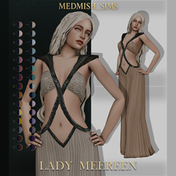 Medieval cc| Game of Thrones: Daenerys Targaryen Lady Meereen Dress