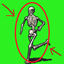One in 2000 Skeleton logo
