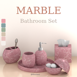 Kaziecc ~ Marble Bathroom Set project image
