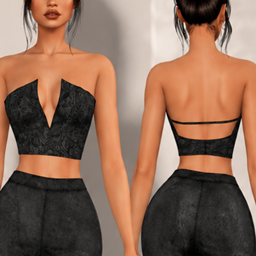 EVELINA BUSTIER BACK DETAIL logo