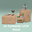 Le Corbusier LC14 Stool logo