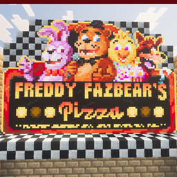 a custom realistic fnaf1 map logo