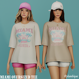 Miami oversized Tee  project image