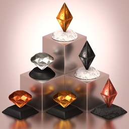 Plumbob and Diamond Sculptures logo