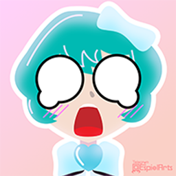 blocking over magical girls logo