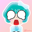 blocking over magical girls logo