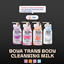 FinJingSims Boya Trans Body Cleansing Milk / translation spanish by Monisims logo