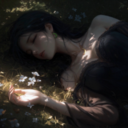 Animated Menu: Sleeping Among Flowers project image
