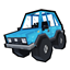 Blue's Horse Cars logo