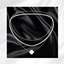 Crystal Clover layered necklace logo