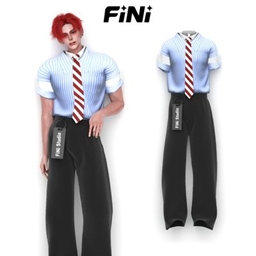[finistudio]Double-layered faux two-piece shirt set project image