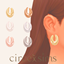 Crescent Hoop Earrings - Stillshine Collection logo