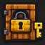Doors and key logo