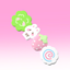 【SUSHI77】S323 Cute Word Clip logo