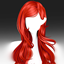 【SUSHI77】S327 Korean S-shaped large wavy side split short curly hair set logo