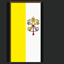 Vatican Flag Banner logo