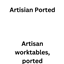 Artisan Ported logo