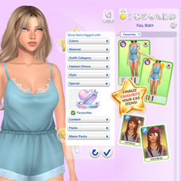 Sims 4 CAS Favorites Mod logo