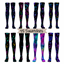 Dark neon sock logo