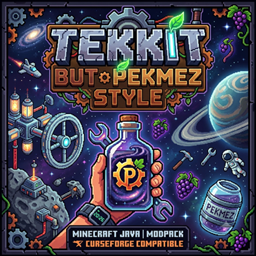 Tekkit, But Pekmez style logo