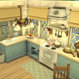 Little Blue Cottage Themed Kitchen project image
