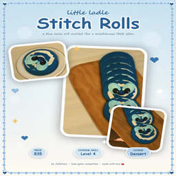 Little Ladle: Stitch Rolls Recipe By JellyPaws | Chinese Translation project image