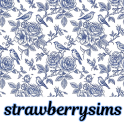 botanical birds floor by strawberrysimsgirl project image