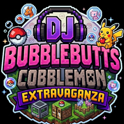 DJBubbleButts Cobblemon Extravaganza logo