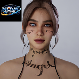 Full Body Female Tattoo logo